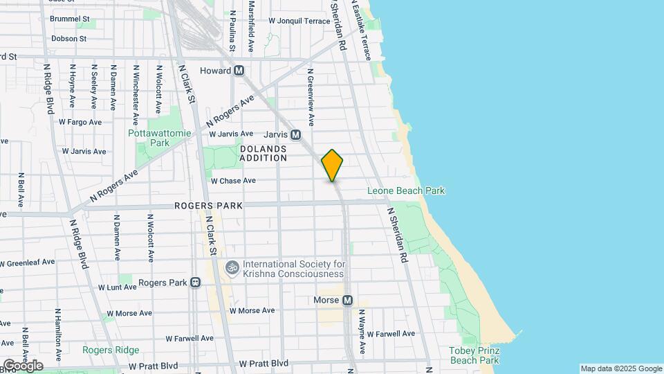 1425 W Chase Mapa y Detalles de la Ubicación