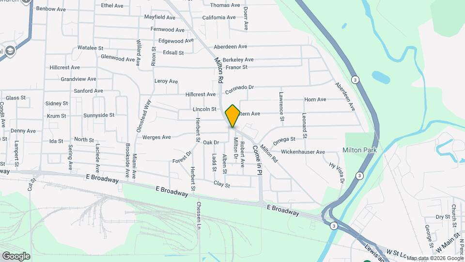 3400 Milton Dr Map and Location Details