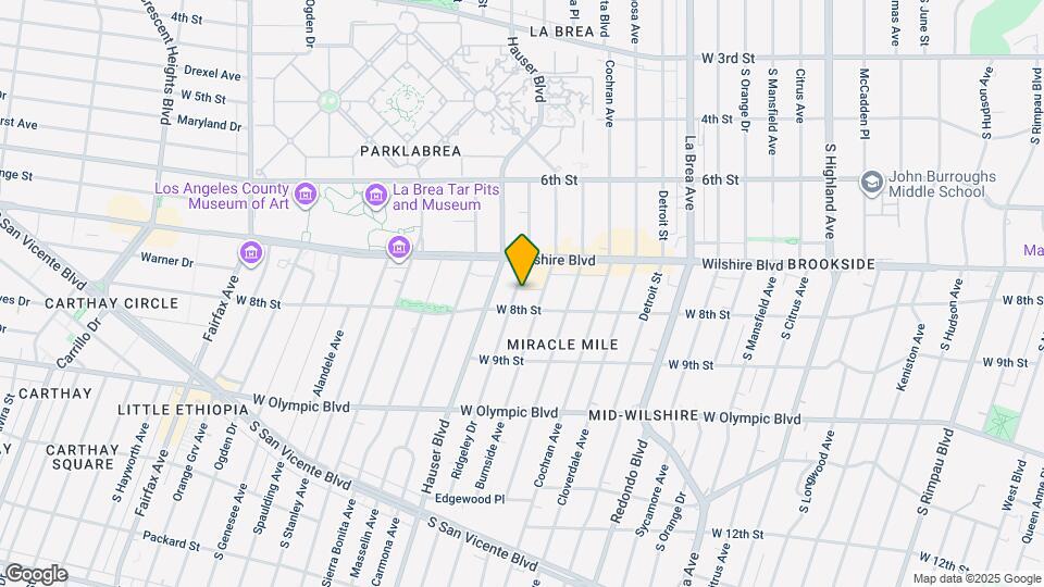 740 Ridgeley Dr Map and Location Details