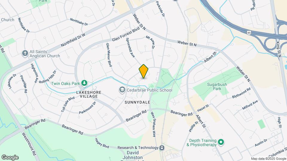 197 Cedarvale Crescent Map and Location Details