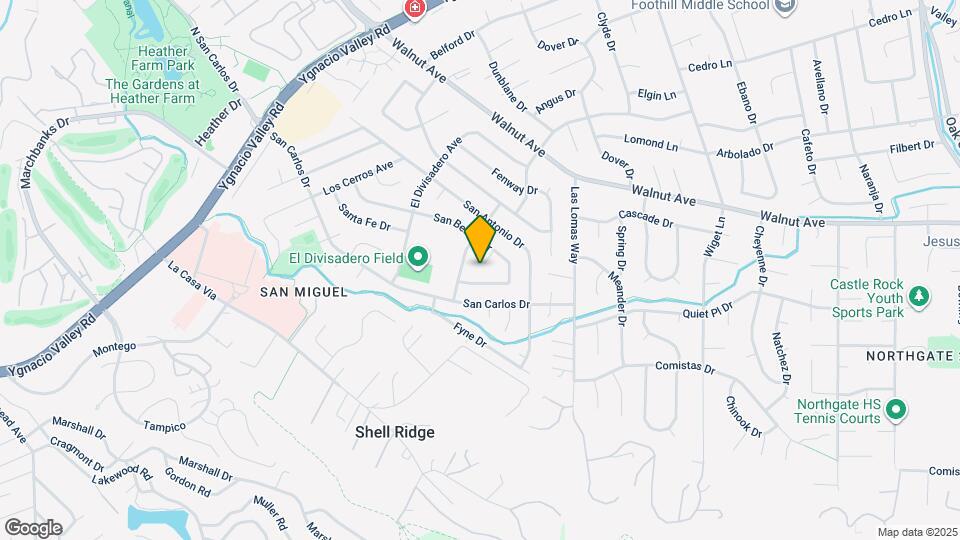 16 San Benito Ct Mapa y Detalles de la Ubicación