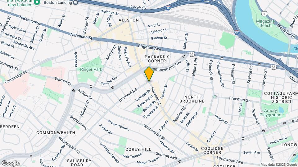 243 Harvard Ave-Unit -APT# 5-OJ Map and Location Details