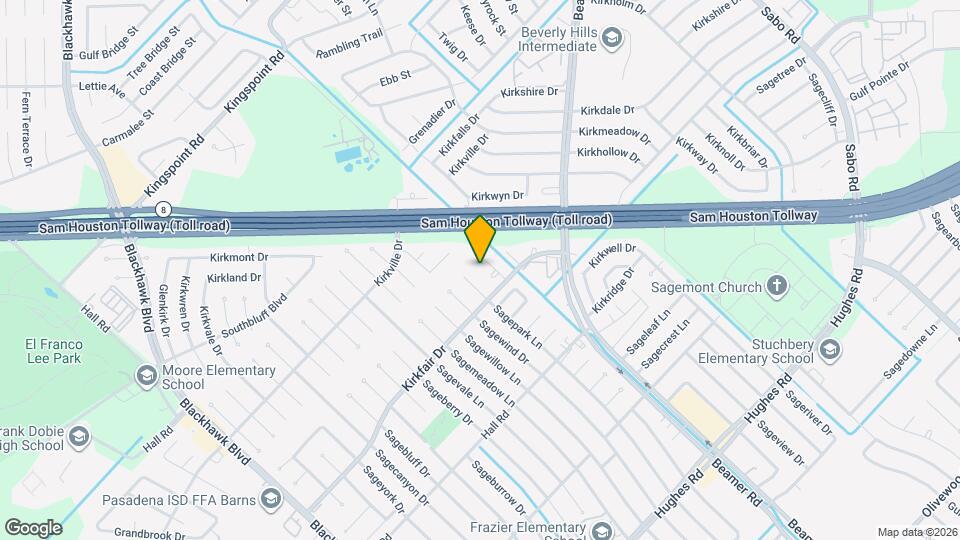 10506 Kirkgreen Dr Map and Location Details