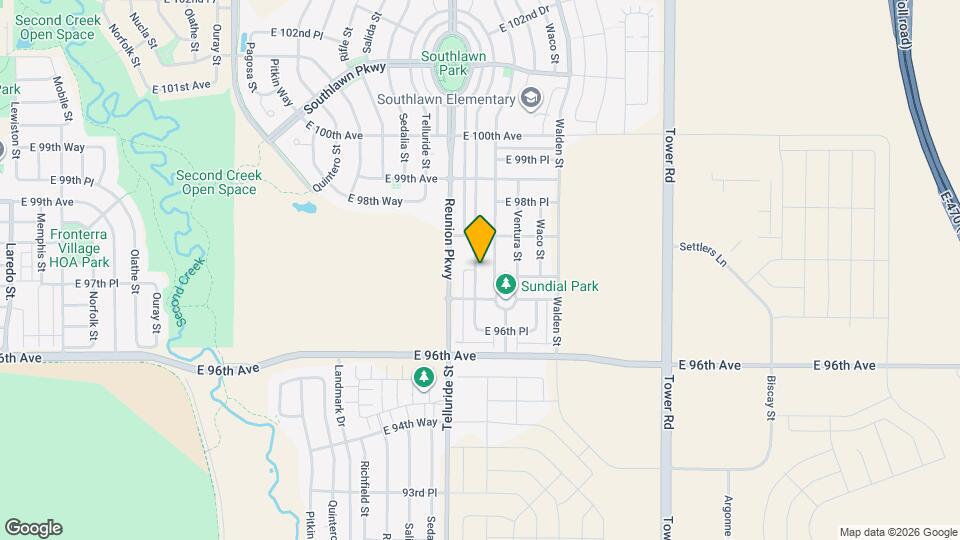 9732 Truckee St Map and Location Details