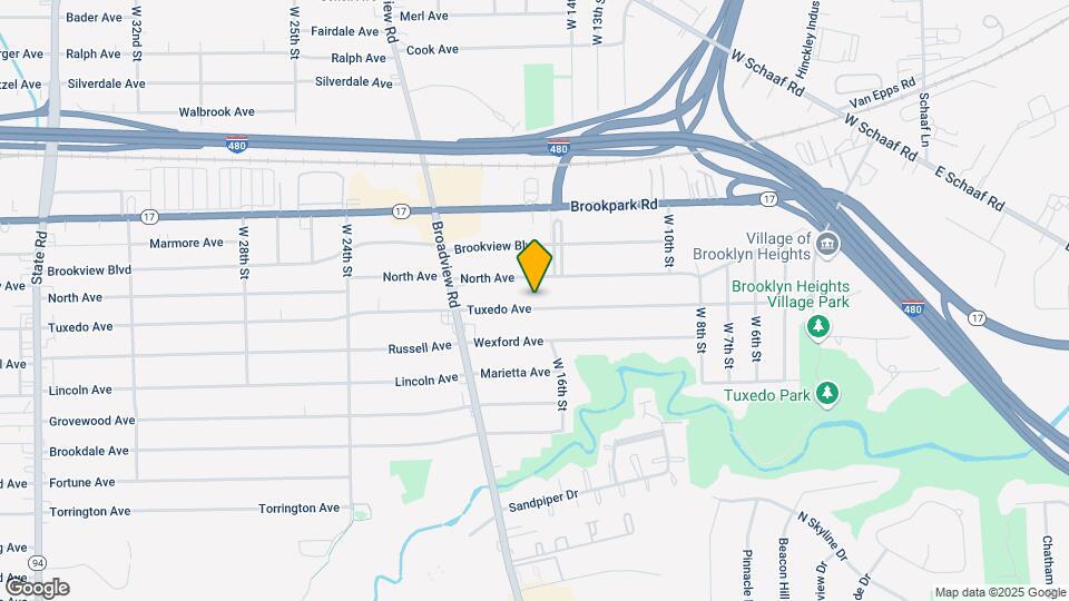 1702 Tuxedo Ave Map and Location Details