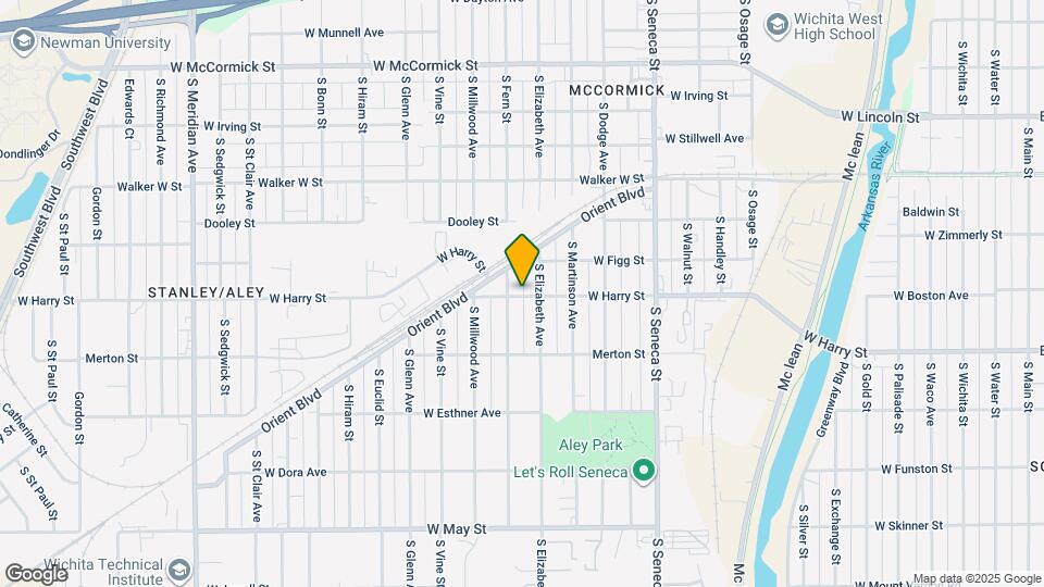 1426 W Harry St Map and Location Details