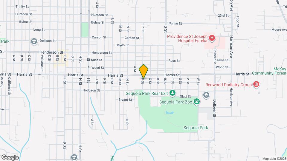 3125 P St Map and Location Details