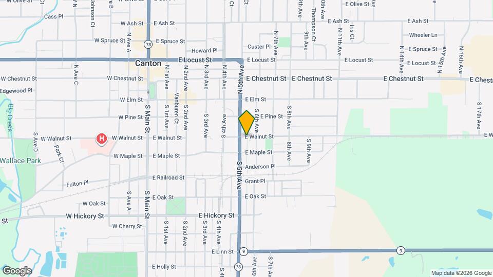 526 E Walnut St Mapa y Detalles de la Ubicación