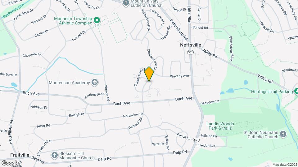 521 Cobblestone Ln Map and Location Details