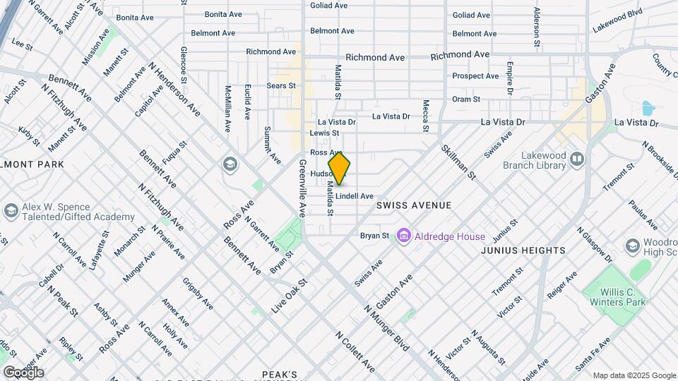5711 Lindell Ave Map and Location Details