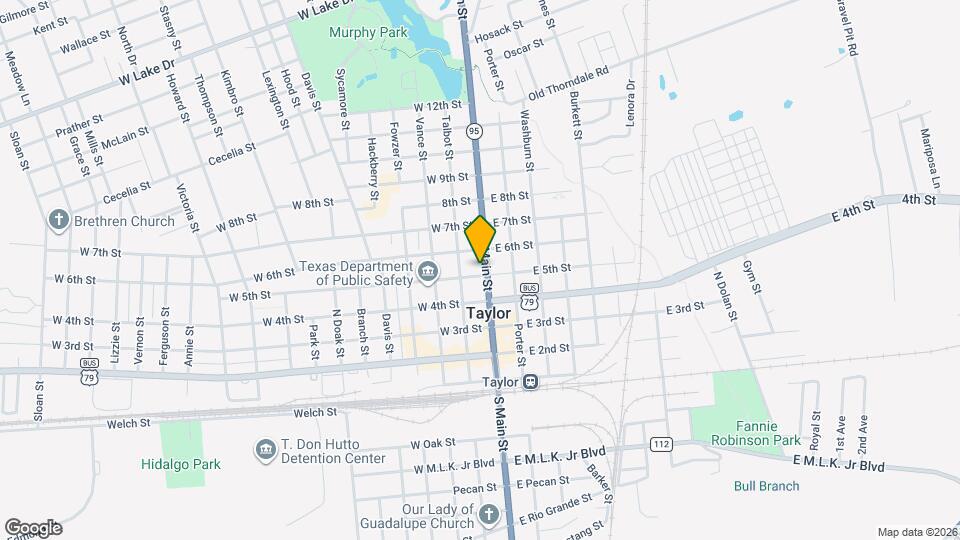 102 W 5th St Map and Location Details