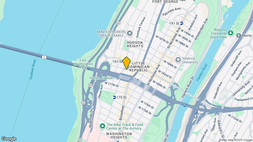 720 W 180th St Map and Location Details