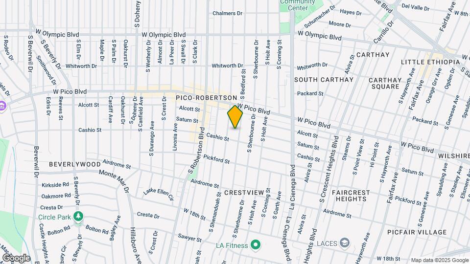 1469 S Bedford St Map and Location Details