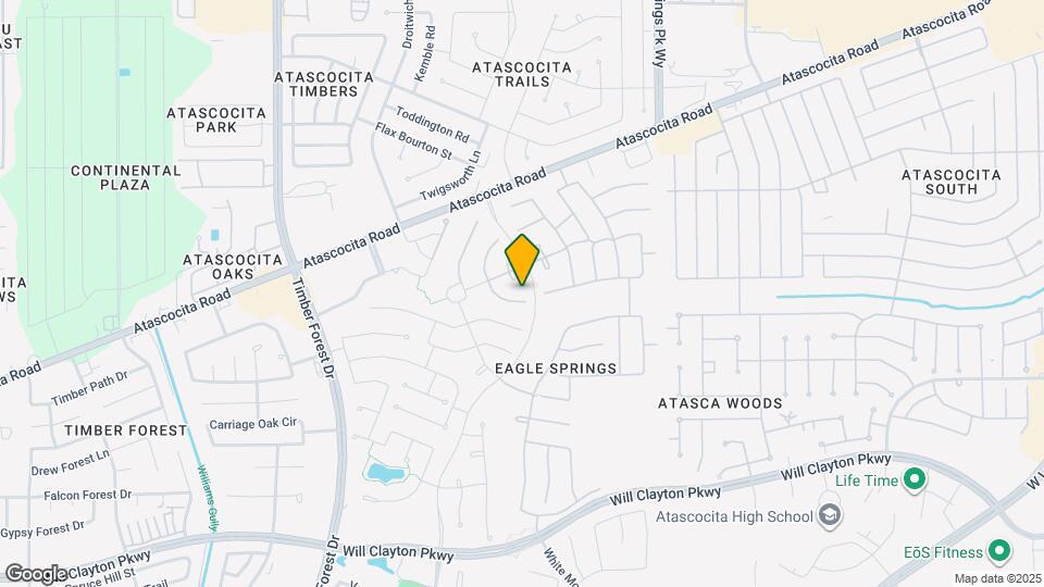 18406 S Roaring River Ct Map and Location Details