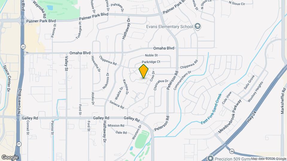 1303 Soaring Eagle Dr Map and Location Details