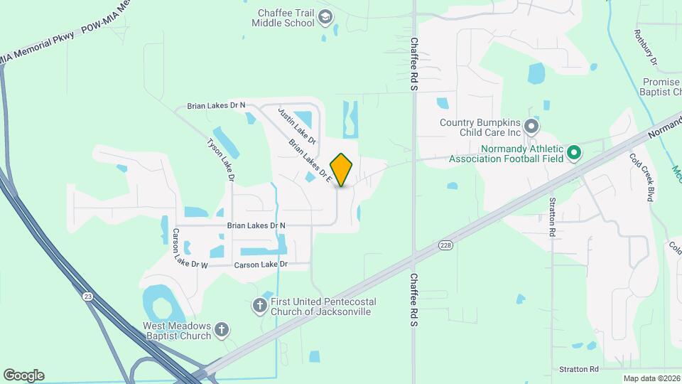 2387 Brian Lakes Dr E Map and Location Details