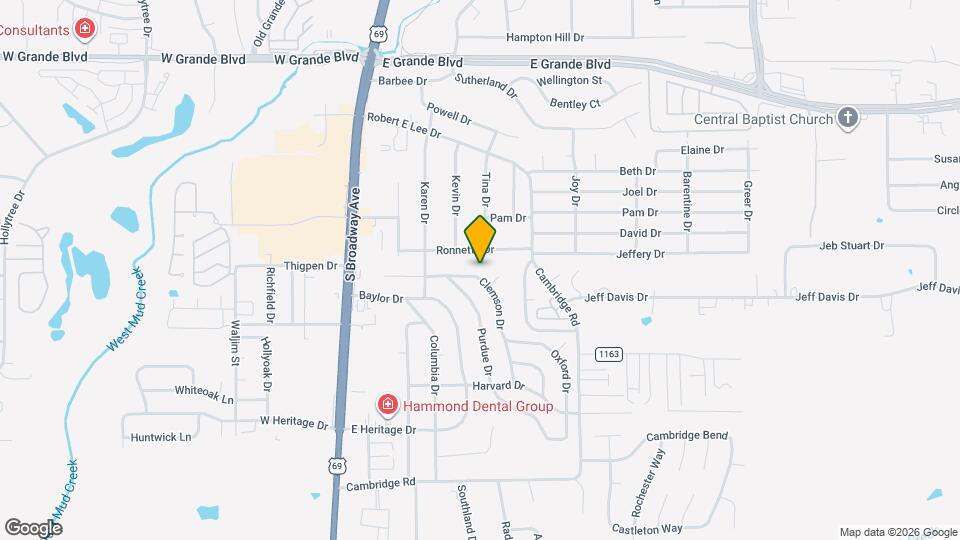 316 Clemson Dr Mapa y Detalles de la Ubicación