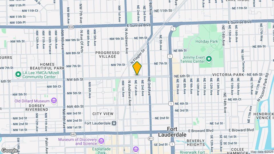113 NE 6th St Map and Location Details