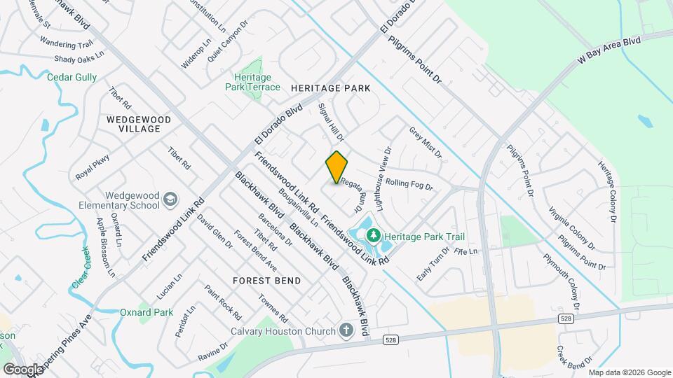 16902 Sandy Reef Ct Map and Location Details