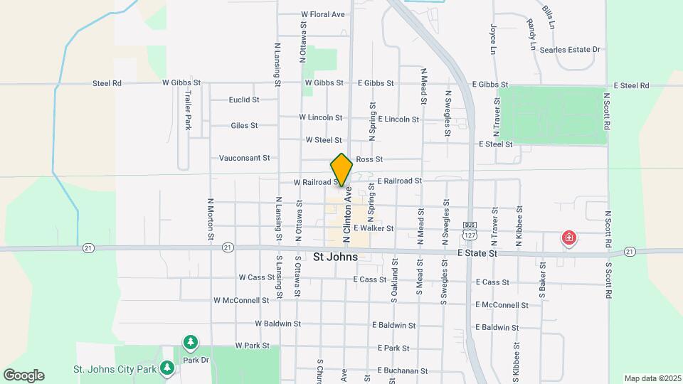 317 N Clinton Ave Mapa y Detalles de la Ubicación