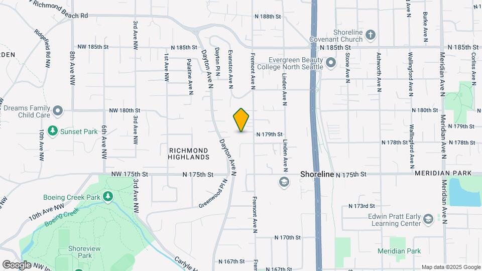 603 N 179th St Map and Location Details