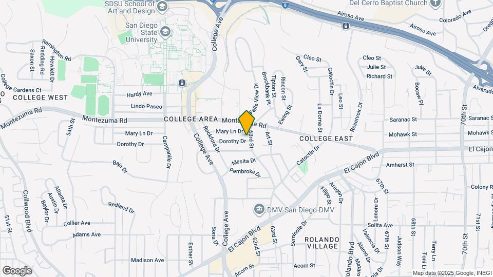 6250 Dorothy Dr Map and Location Details