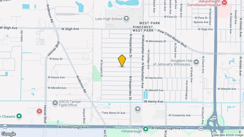 4514 W Fern St Map and Location Details