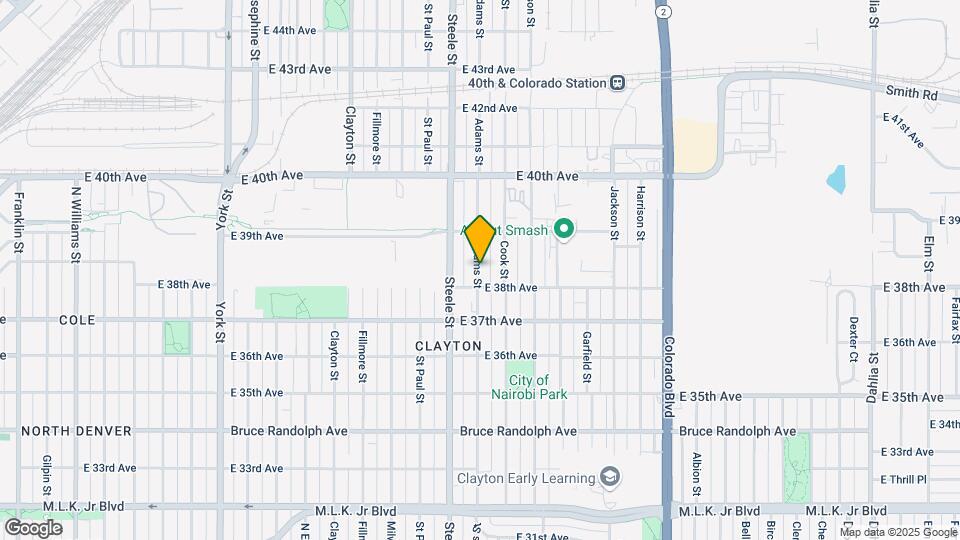 3830 Adams St Map and Location Details