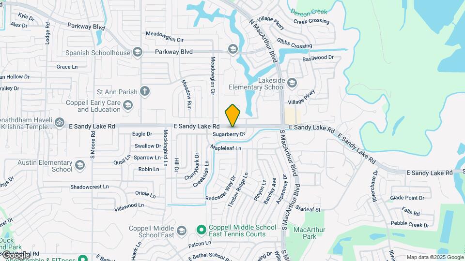 928 Sugarberry Dr Map and Location Details