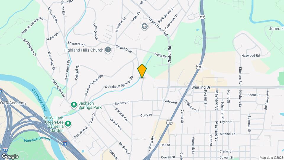 1188 Briarcliff Rd Mapa y Detalles de la Ubicación