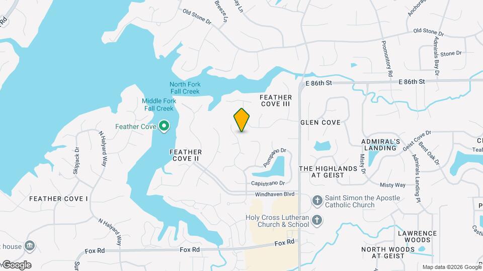 8413 La Habra Ln Map and Location Details