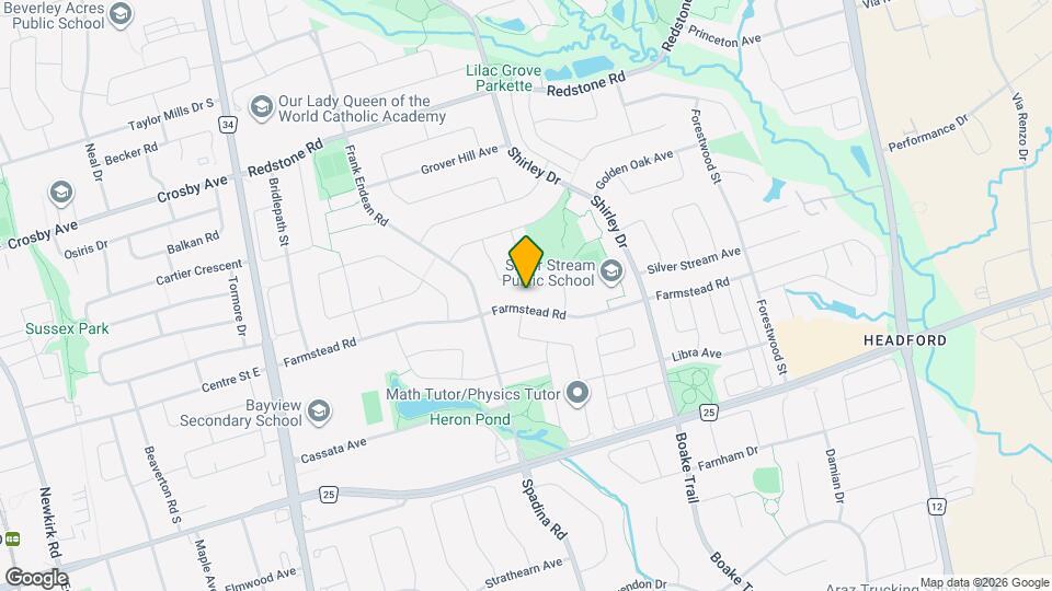 132 Farmstead Rd Map and Location Details