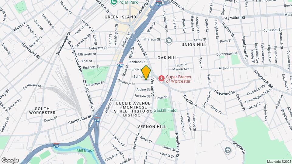 85 Seymour St, Unit Apt #1 Map and Location Details