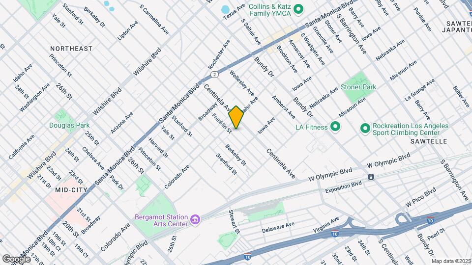 1621 Franklin St, Unit 2 Map and Location Details