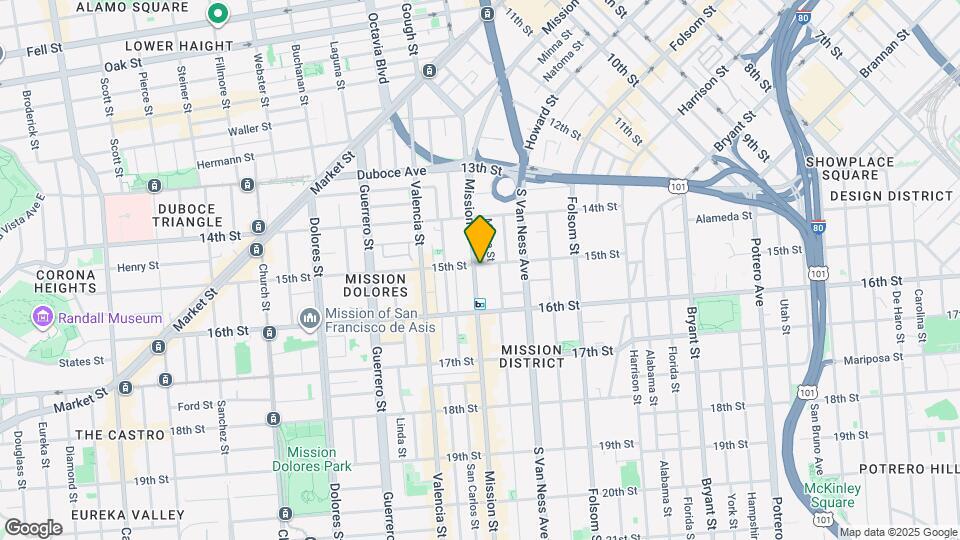 1587 15th St Map and Location Details