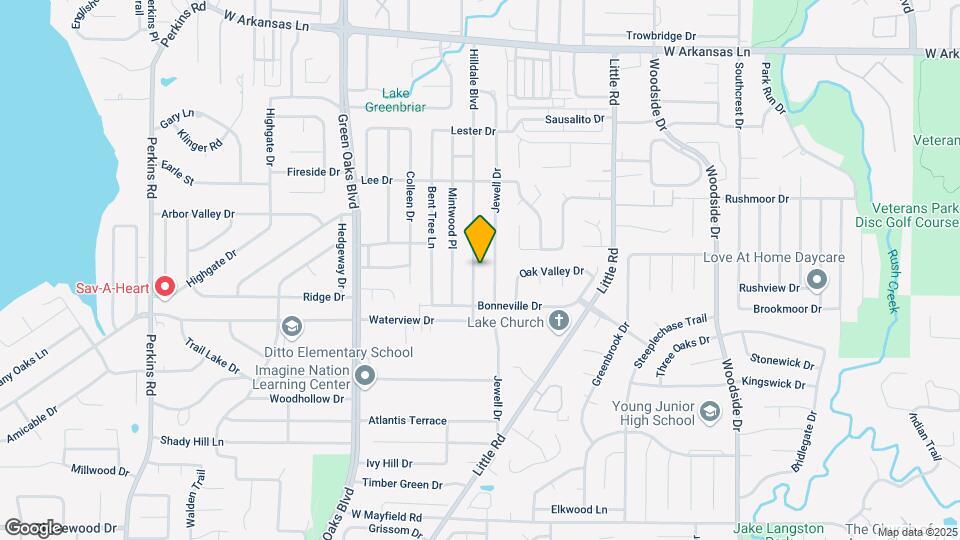 2715 Hilldale Blvd Map and Location Details