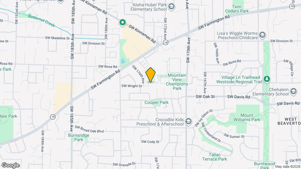 17459 SW Wright St Mapa y Detalles de la Ubicación