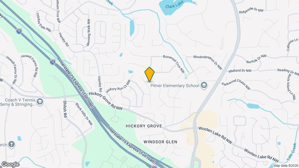 4524 High Grove Ct NW Map and Location Details