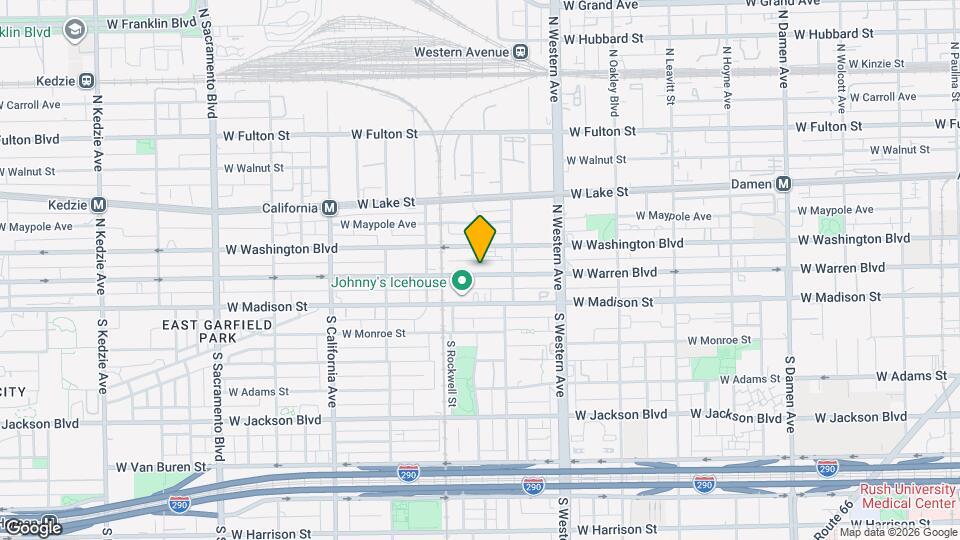 2544 W Warren Blvd Mapa y Detalles de la Ubicación