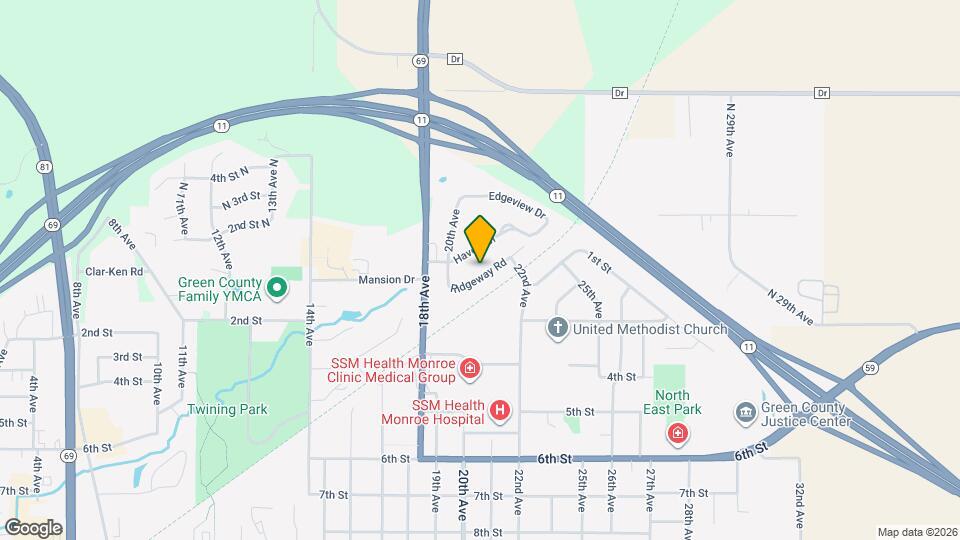 2035 Ridgeway Rd Map and Location Details