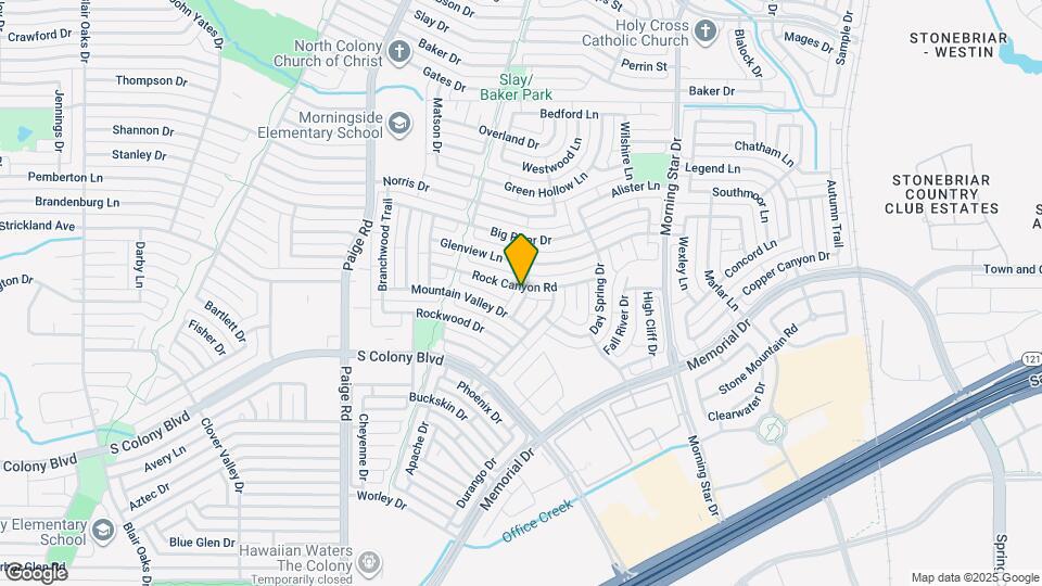 6417 Creekdale Dr Map and Location Details