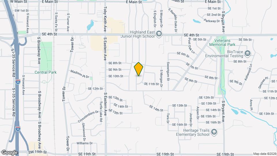 1100 S Avery Dr Map and Location Details