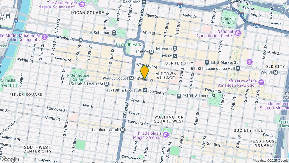 1304 Walnut St Map and Location Details
