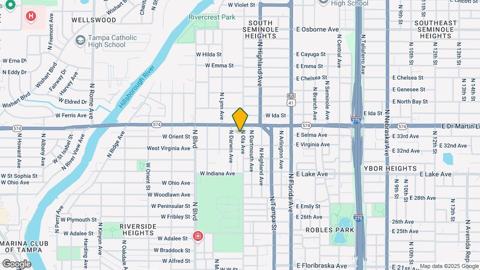 3916 N Ola Ave Mapa y Detalles de la Ubicación
