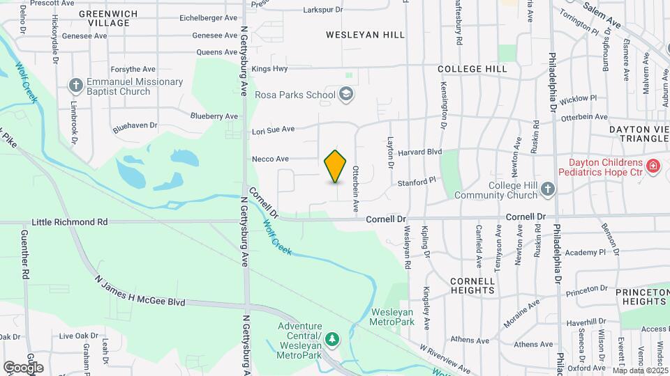 1621 Harold Dr Map and Location Details