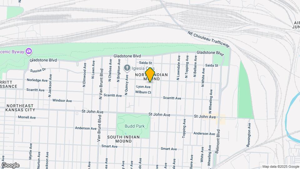 336 N Hardesty Ave Map and Location Details