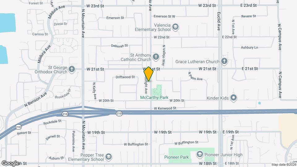 2055 N San Antonio Ave Map and Location Details