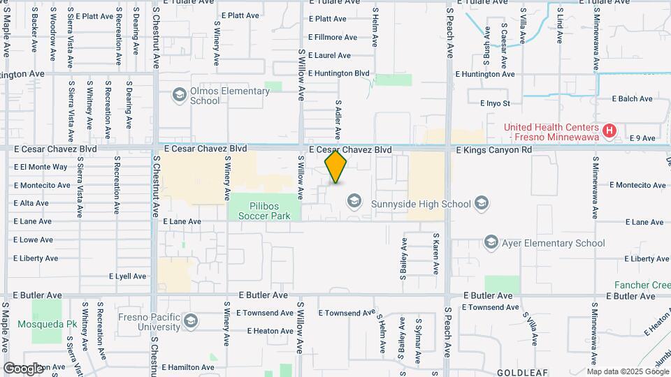 897 S Adler Ave Map and Location Details