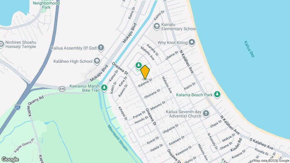 422B Kalama St Map and Location Details