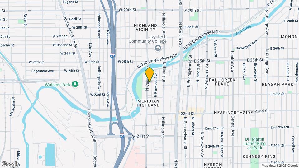 2349 N Capitol Ave Map and Location Details